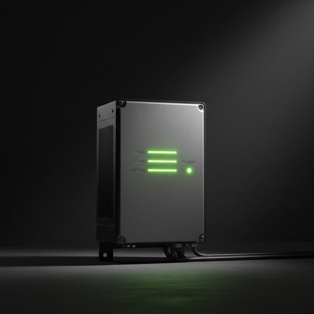 Hybrid solar inverters